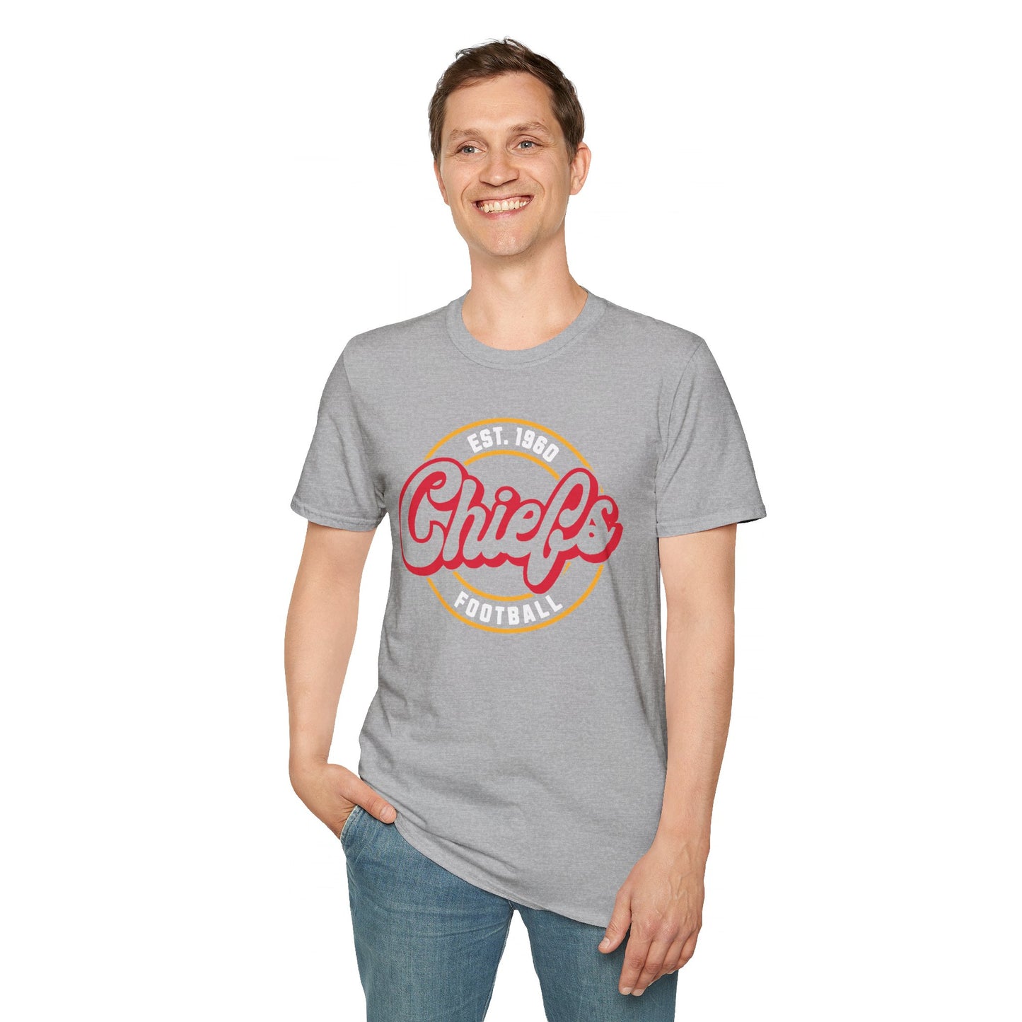 Chiefs Football Medallion - Kansas City Chiefs Inspired T-Shirt