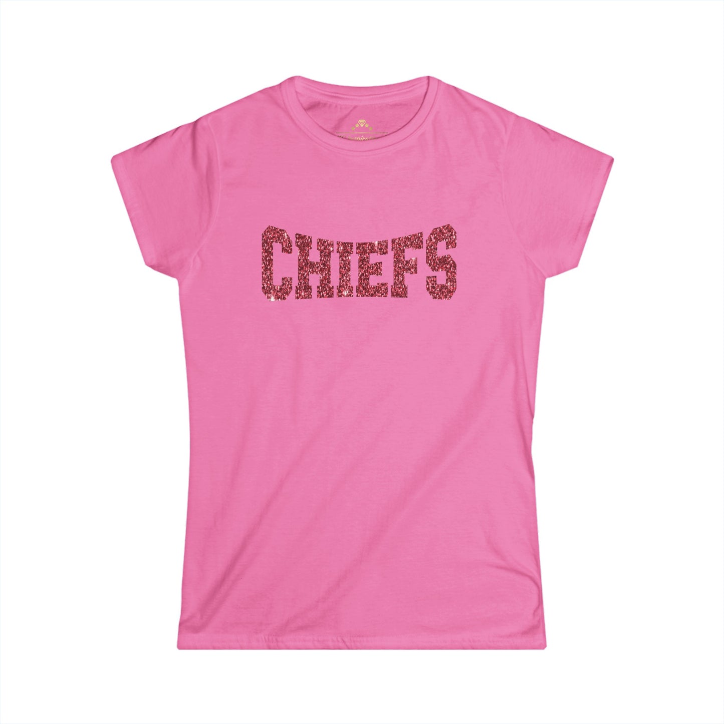 Red Sparkle Chiefs - Kansas City Chiefs Inspired Women's T-Shirt